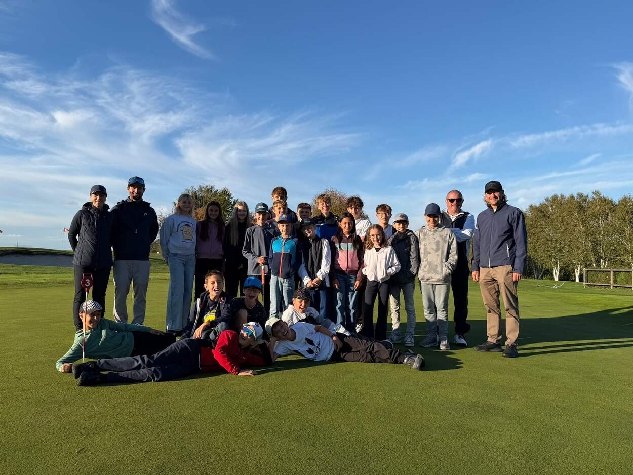 Future Team Abschluss am Golfplatz